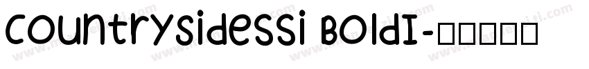 CountrysideSSi BoldI字体转换
